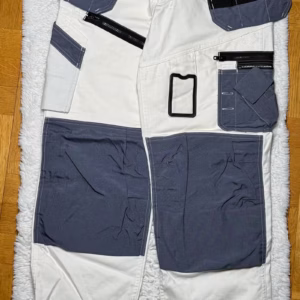 Työhousut valkoinen/harmaa